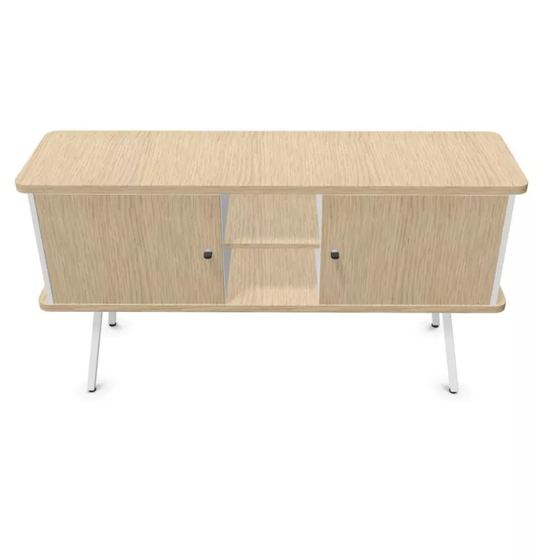 ALTO RANGEMENT | Console H75 cm porte battante sur pieds