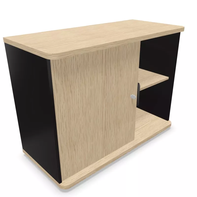 ALTO RANGEMENT | Armoire H75 cm porte battante sur glisseurs