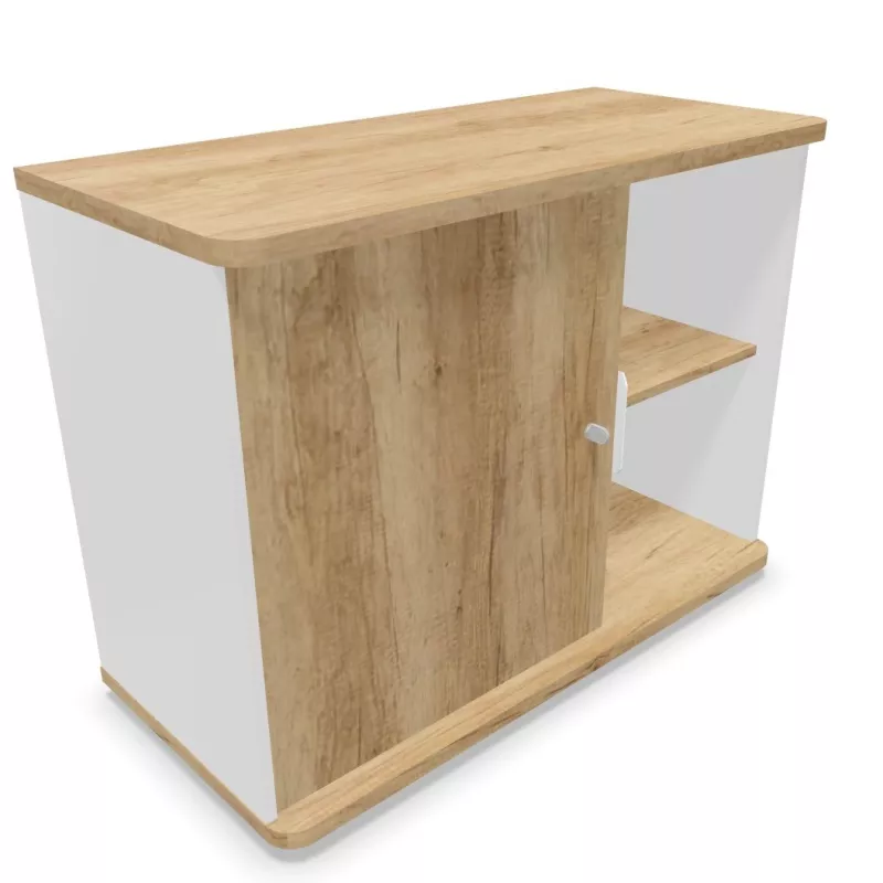 ALTO RANGEMENT | Armoire H75 cm porte battante sur glisseurs