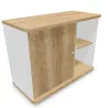 ALTO RANGEMENT | Armoire H75 cm porte battante sur glisseurs