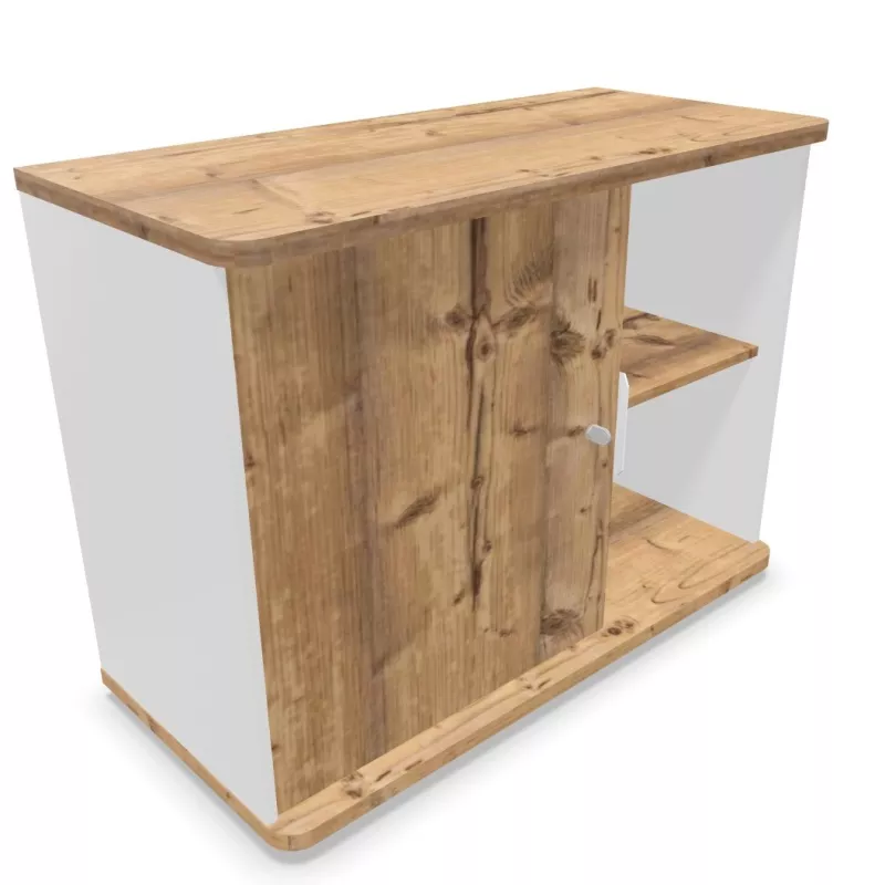 ALTO RANGEMENT | Armoire H75 cm porte battante sur glisseurs