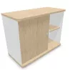 ALTO RANGEMENT | Armoire H75 cm porte battante sur glisseurs