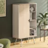 ALTO RANGEMENT | Armoire H176 cm porte battante sur pieds