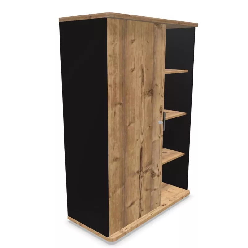 ALTO RANGEMENT | Armoire H146 cm porte battante sur glisseurs
