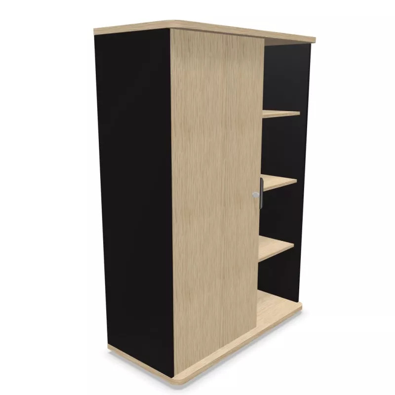 ALTO RANGEMENT | Armoire H146 cm porte battante sur glisseurs
