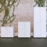 QUIETUDE│Armoire portes battantes L 100 cm x H 72-104-136-201 cm