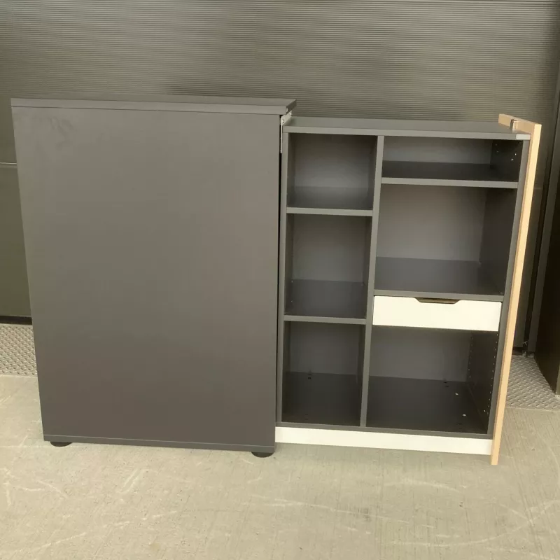 SEDUS TEMPTATION│Haute Tower H115 cm x p80 cm│Gris anthracite / Erable blanc