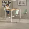 ARA│Tabouret Haut avec dossier