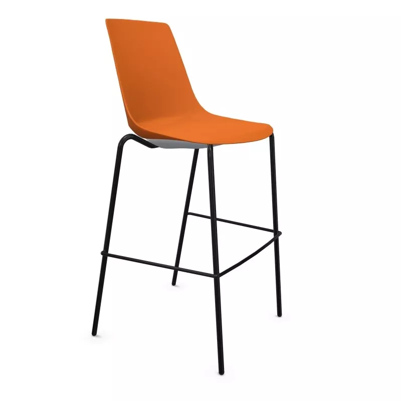 ARA│Tabouret Haut avec dossier