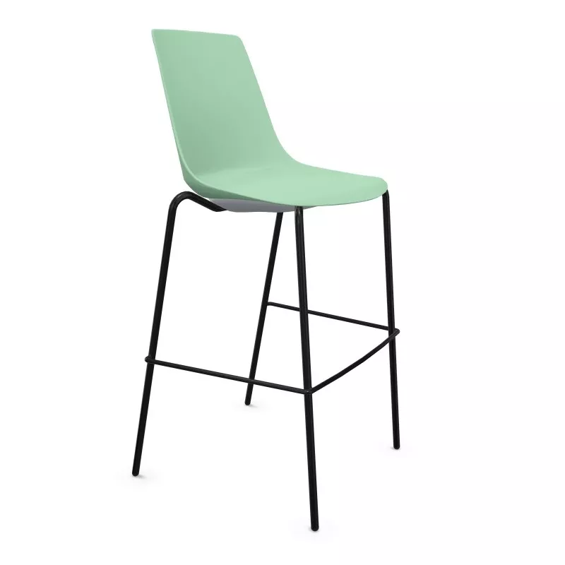 ARA│Tabouret Haut avec dossier