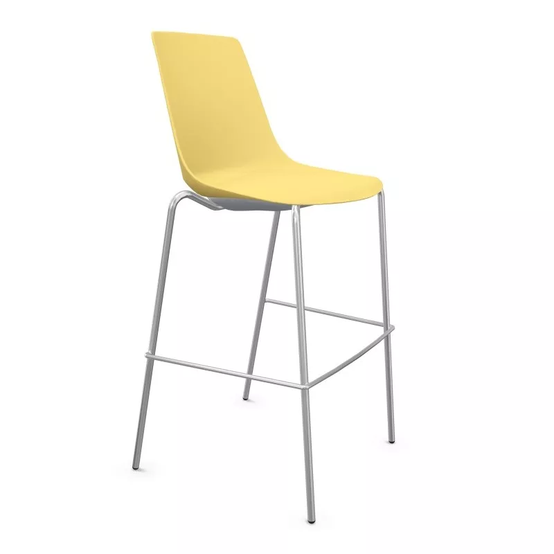 ARA│Tabouret Haut avec dossier
