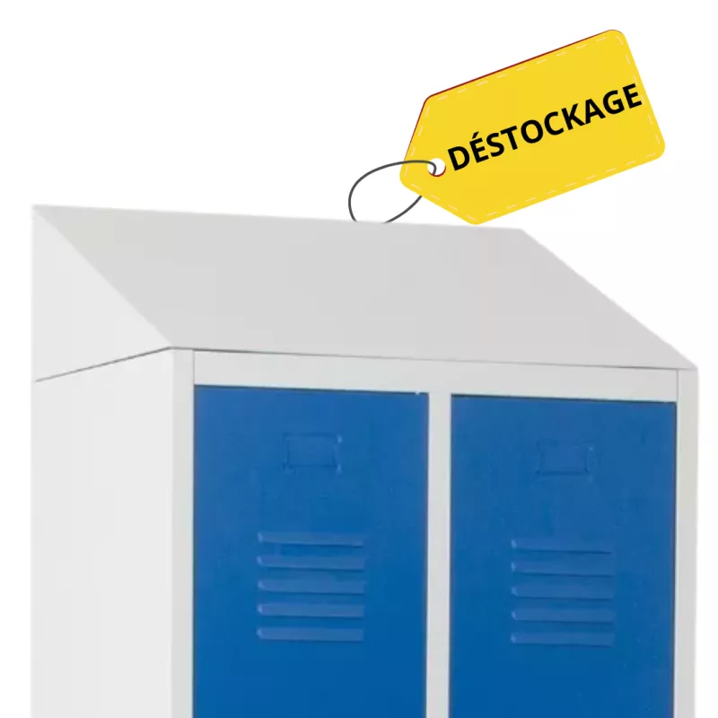 EOL│Toit de vestiaire│L 120 - Acier gris