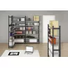 RAYONNAGE│Polyvalent L 90-120 x H 200-250 en métal│Montants Galvanisés ou Anthracite