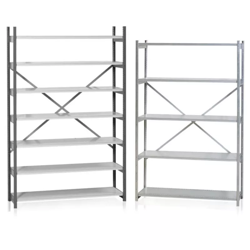 RAYONNAGE│Polyvalent L 90-120 x H 200-250 en métal│Montants Galvanisés ou Anthracite