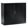 ARIV│Armoire rideau L 100-120 x H 105 cm│Acier unicolore - 5 décors à choix