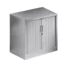 ARIV│Armoire rideau L 80 x H 71 ou 72.1 cm│Acier unicolore - 5 décors à choix