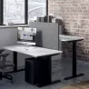 ALTO RH│Bureau électrique 2 moteurs - 4 mémoires de position - USB A+C