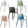SOLÉO│Chaise collectivité│Avec accoudoirs│int-éxt.│5 coloris