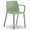 SOLÉO│Chaise collectivité│Avec accoudoirs│int-éxt.│5 coloris