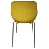 ROSALIE│Chaise de collectivité empilable par 4 │Jaune/Chromé