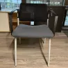 INVENTIV│Siège visiteur avec accoudoirs│Gris orage/Noir/Gris alu