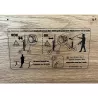 FOLD│Table abattante 160x80│Chêne brut/Acier blanc