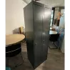 EOL│Vestiaire L 60 x p 50 x H 180 cm - 2 casiers - Industrie Propre │Gris anthracite