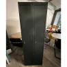 EOL│Vestiaire L 60 x p 50 x H 180 cm - 2 casiers - Industrie Propre │Gris anthracite