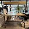 ALTO COWORKING│Stations de travail mobiles│profondeur 90 cm - Nebraska/Noir