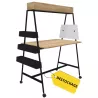 ALTO COWORKING│Stations de travail mobiles│profondeur 90 cm - Nebraska/Noir