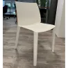 SOLÉO│Chaise collectivité│Sans accoudoirs│int-éxt.│Blanc Coco