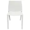 SOLÉO│Chaise collectivité│Sans accoudoirs│int-éxt.│Blanc Coco
