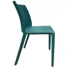 SOLÉO│Chaise collectivité│Sans accoudoirs│int-éxt.│Bleu Curaçao
