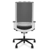 Fauteuil de travail Harmony Série Wave placet noir structure blanche
