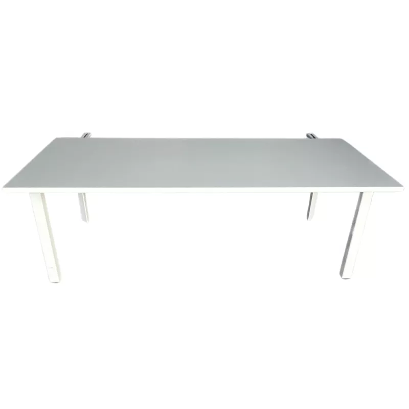 STEELCASE│FRAMEONE│Bureau droit Hauteur réglable L 180│Blanc/Blanc