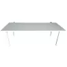 STEELCASE│FRAMEONE│Bureau droit Hauteur réglable L 180│Blanc/Blanc