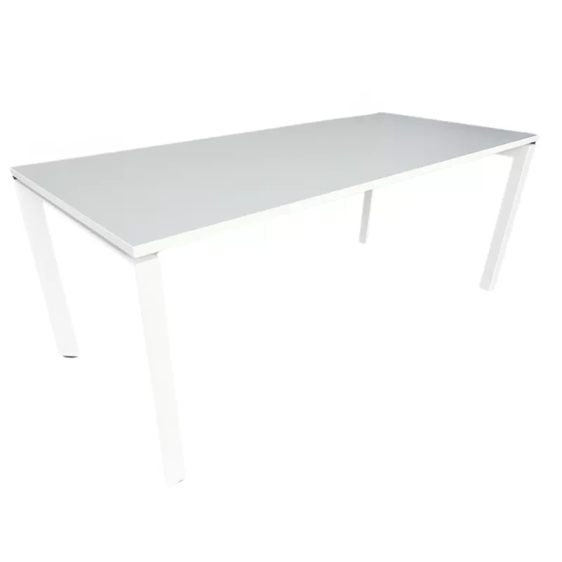 STEELCASE│FRAMEONE│Bureau droit Hauteur réglable L 180│Blanc/Blanc