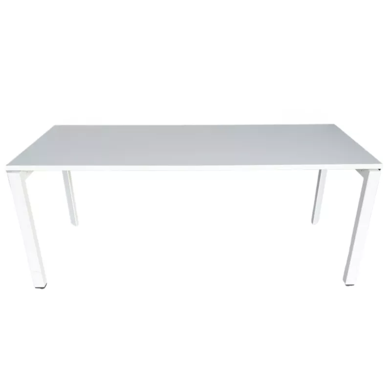 STEELCASE│FRAMEONE│Bureau droit Hauteur réglable L 180│Blanc/Blanc