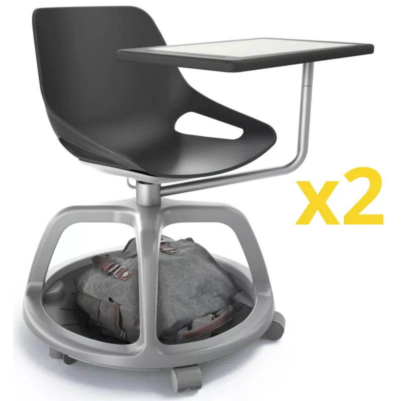 Chaise de formation EOL série Rosalie modèle Campus sur rouelttes