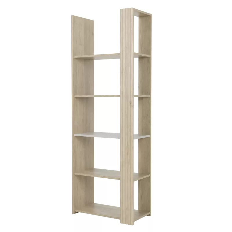 STRAW│Ensemble Bibliothèques + bureau│180x32/52xh175 cm