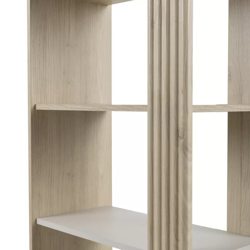 STRAW│Ensemble Bibliothèques + bureau│180x32/52xh175 cm