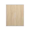 UNDER│Armoire sous pente 2 portes│Chêne│40x80xh110/70 cm