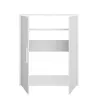UNDER│Armoire sous-pente 2 portes│Blanc│40x80xh110/70 cm