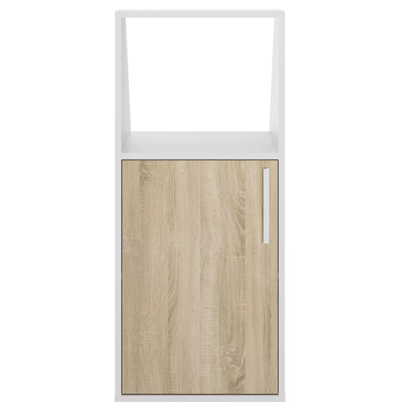 UNDER│Armoire sous-pente 1 porte│Chêne│50x48xh110/70 cm