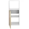 UNDER│Armoire sous-pente 1 porte│Chêne│50x48xh110/70 cm