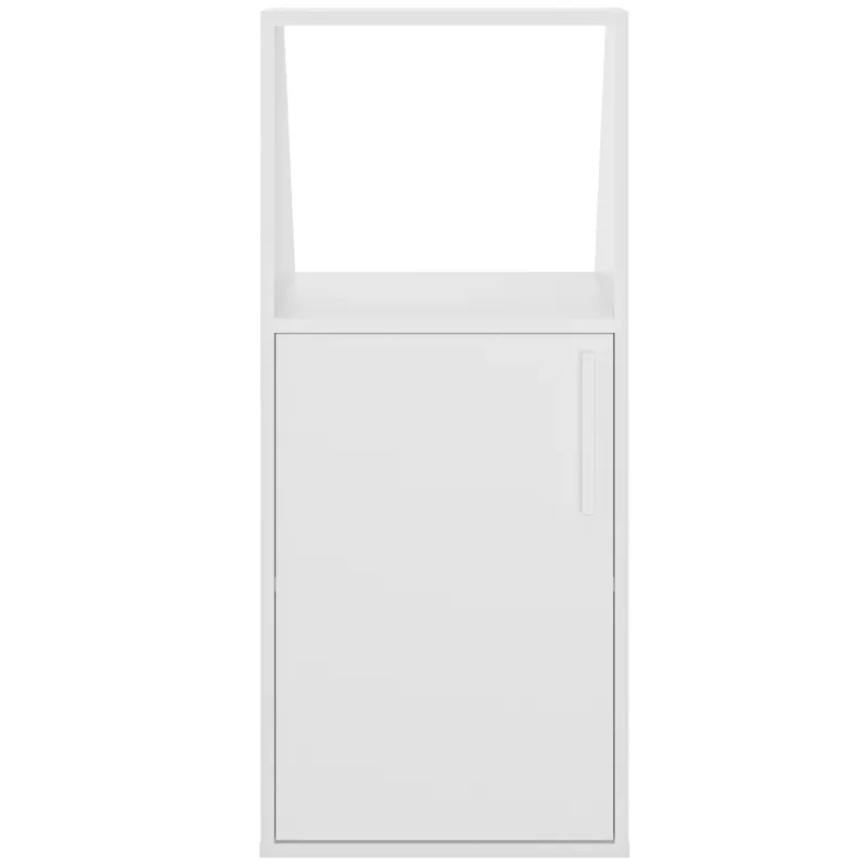 UNDER│Armoire sous-pente 1 porte│Blanc│50x48xh110/70 cm