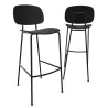 SOFIA│Tabouret 4 pieds esprit 50's│Polypropylène ou tissu