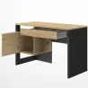 RUSSEL│Bureau tiroir + porte│119x54xh75 cm