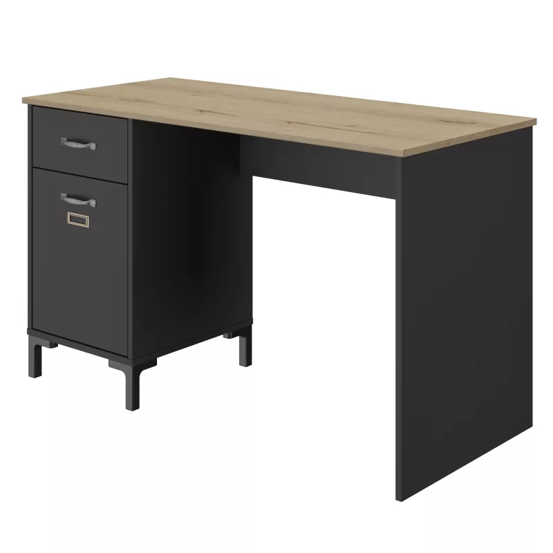 MANCHESTER│Bureau tiroir + porte│120x55xh73 cm