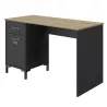 MANCHESTER│Bureau tiroir + porte│120x55xh73 cm